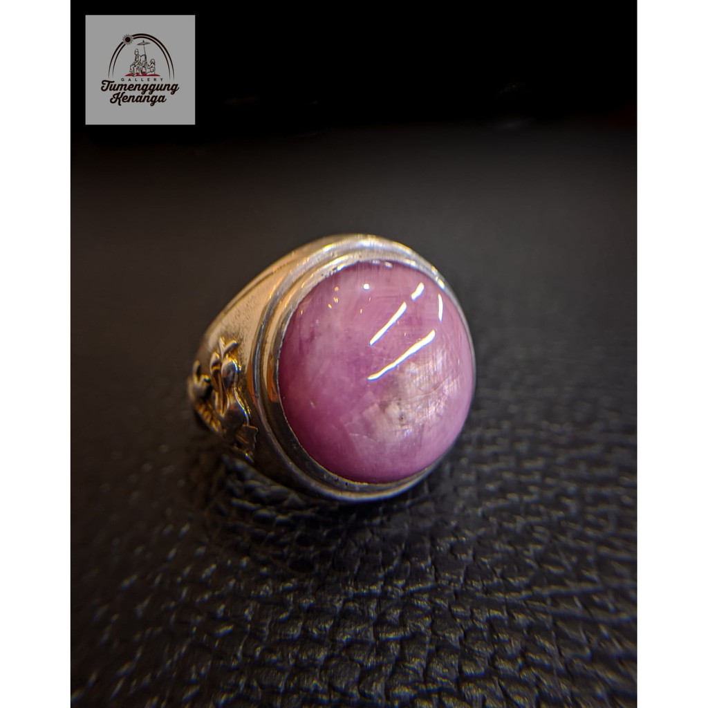 Ruby Burma Big Size Silver Ring