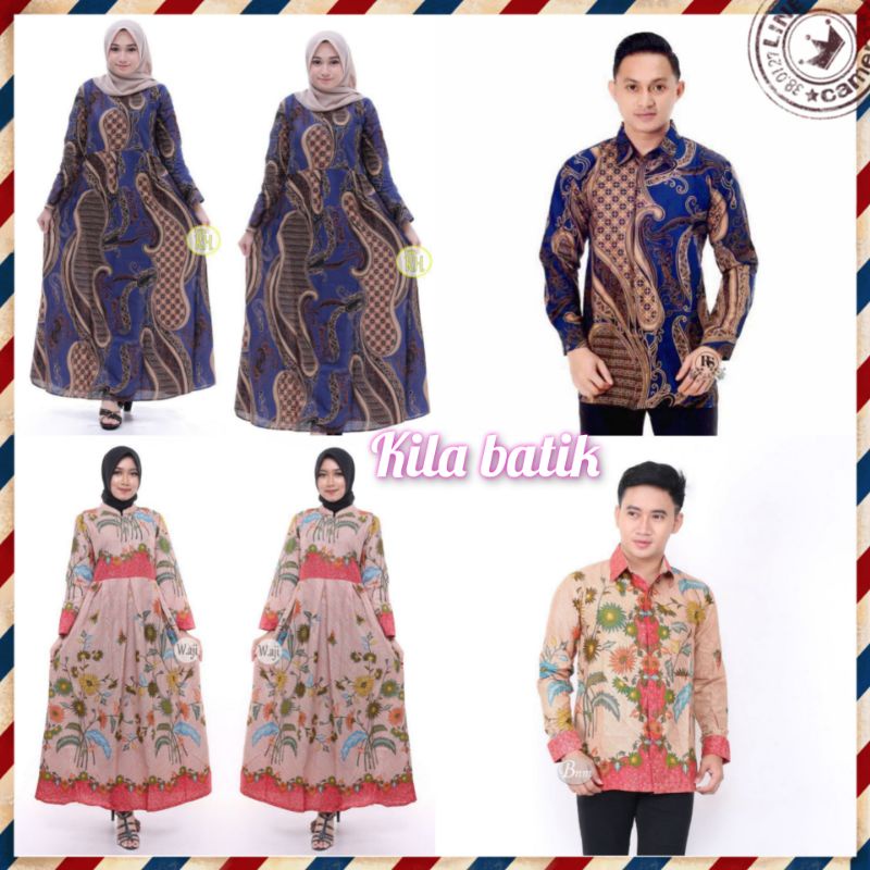 Maura Couple Sania Ruffle Batik Couple ori Ndoro jowi DNT Garansi Termurah S M L XL XXL