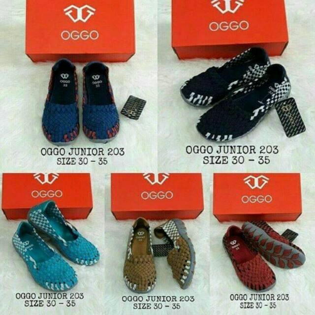 Sepatu Rajut Anak OGGO Junior 203 Kids ORIGINAL