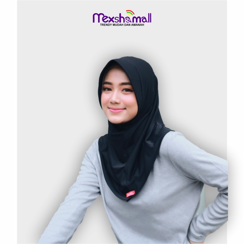 Hijab Instan Sporty Olahraga Volly Basket Futsal Pet Bahan Jersey By Shamira