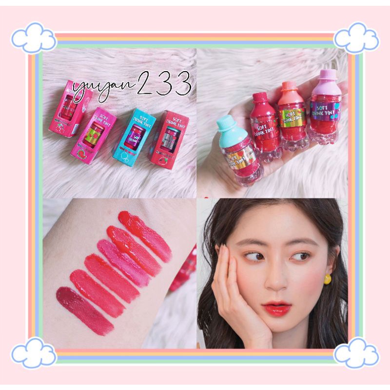 PROMO ECER!!!LIP GLOSS MATTE GALON SOFT DRINK IMAN OF NOBLE 7041C