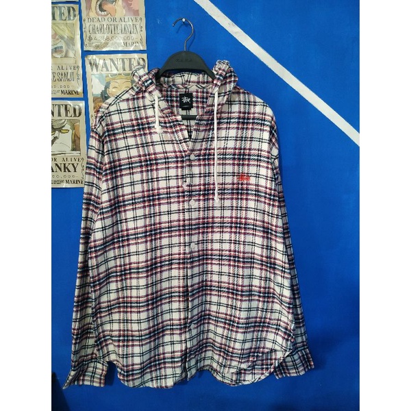 flannel stussy
