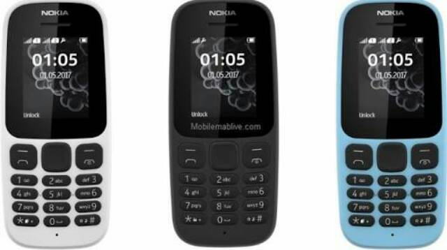 Microsoft Nokia 105 New 2017 Dual Sim