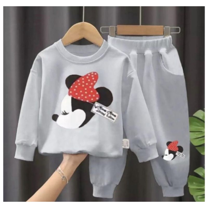 BABY TERRY ANAK CEWEK MOTIF MINIMOUSE 1-5 THN