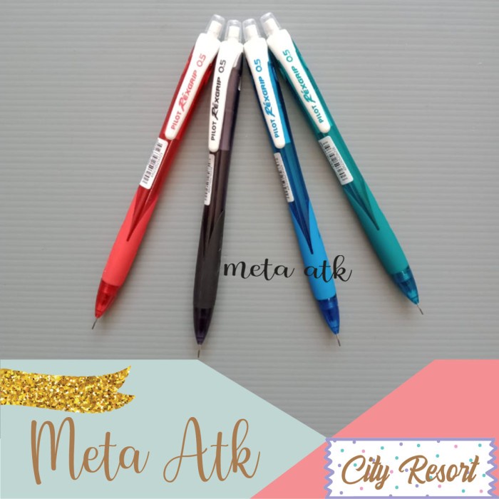 

Aman Pensil Mekanik Pilot Rexgrip 0.5Mm Sale!!!