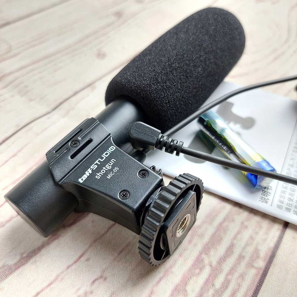 IDN TECH - TaffSTUDIO Shotgun Microphone untuk DSLR - MIC-05