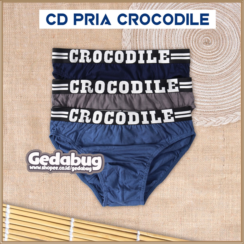 CD CROCODILE 521 - 251 | Celana Dalam pria Karet Boxer Original | Terbaru Gedabug