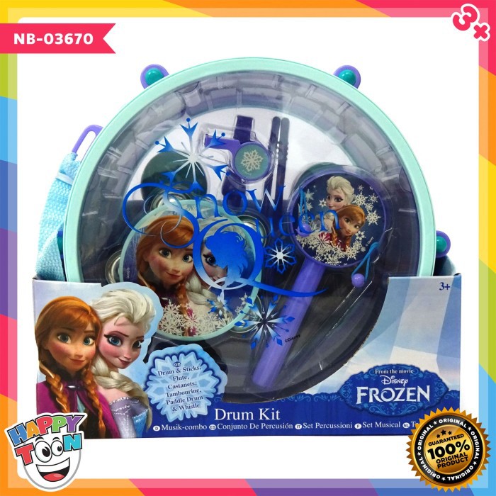 Promo Awal Tahun _ Playpad Mini 2 Bahasa - Mainan Anak Edukasi Ed BO237 Disney Frozen Drum Kit - Nb-