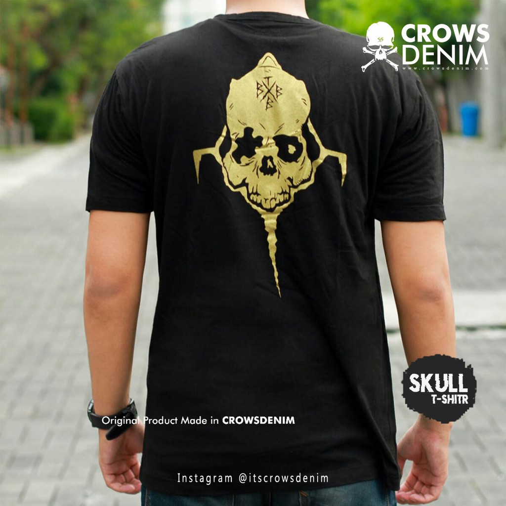 V-Neck Crows Zero Genji Skull