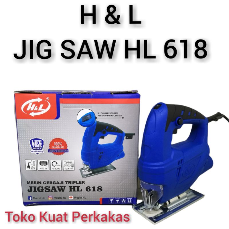 HL 618 mesin potong gergaji triplek jigsaw H&L