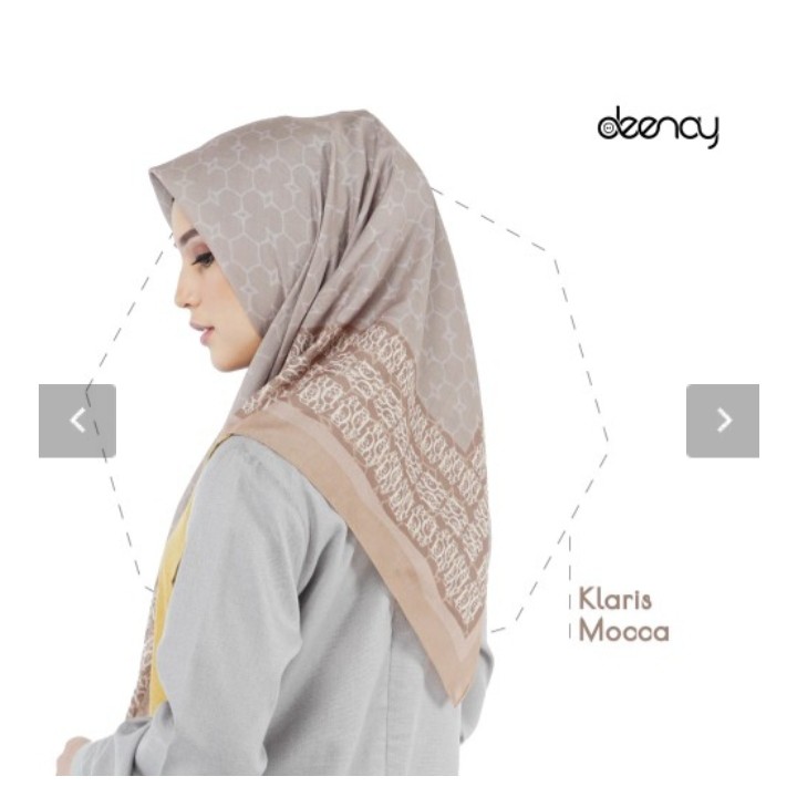 kerudung segi 4 Scarf voal pemium deenay ori motif