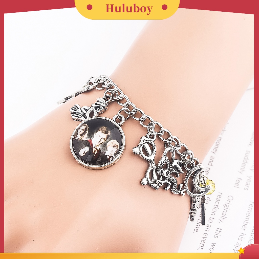 Hu Hu Hu Hu Hu Alat Bantu Pasang Kacamata♡ Gelang Tangan Lapis Silver Motif Bintang Gaya Retro Bohemian Untuk Wanita