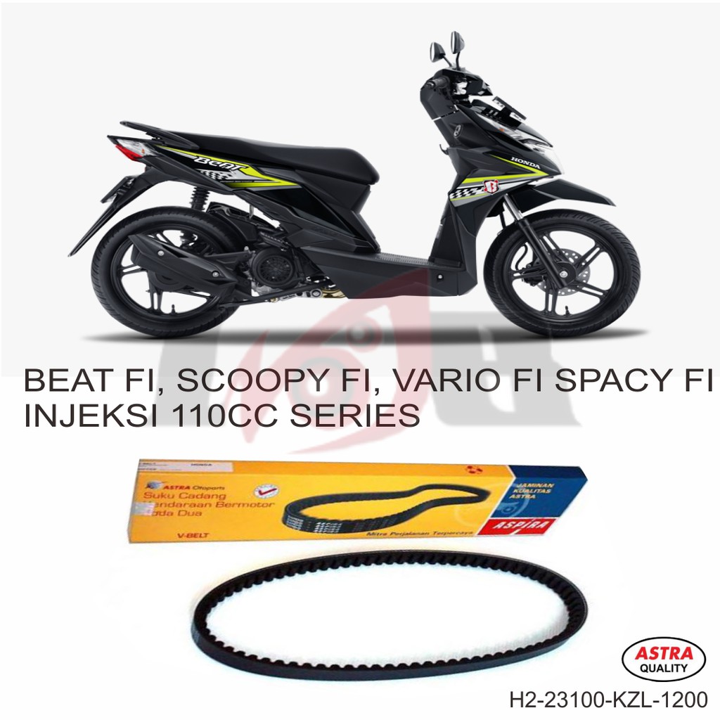 Vbelt Scoopy Fi Spacy Beat Injection Aspira Vanbelt Honda Belt KZL