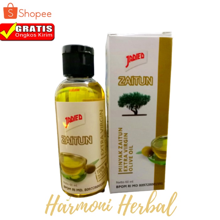 JADIED Zaitun Extra Virgin Olive Oil 60 ml - Minyak Zaitun 60ML