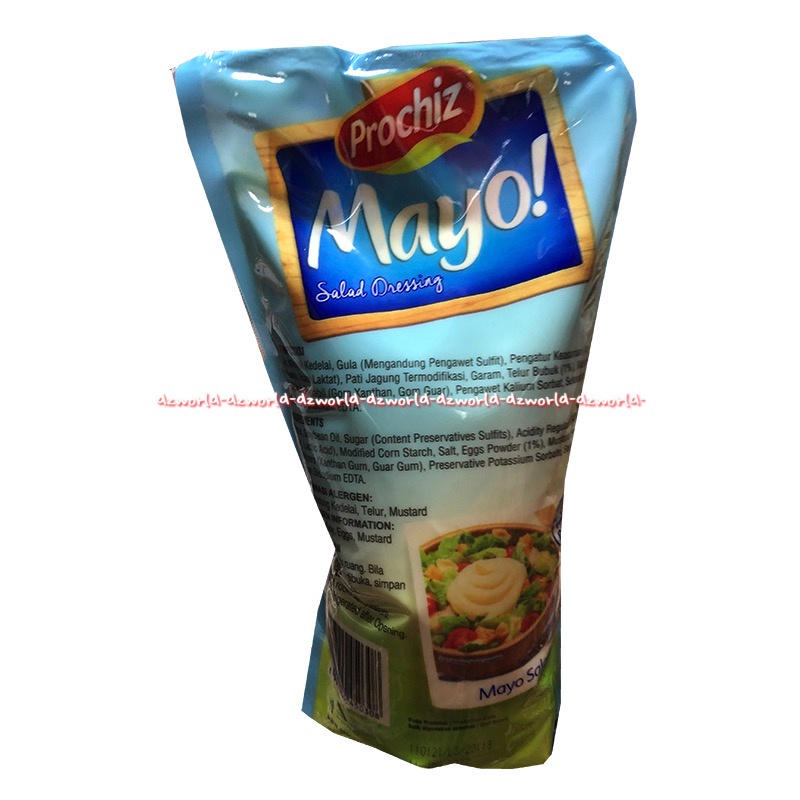 Prochiz Mayo Salad Dressing 1L Mayonais Mayonase Refill Kemasan Pouch Pro Chiz Cheese