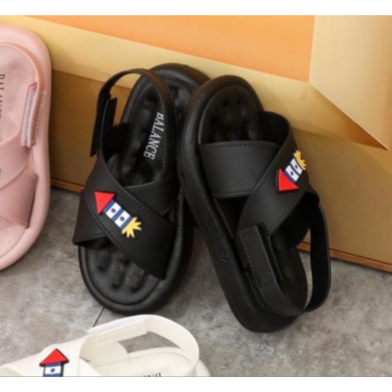 SANDAL TALI BELAKAN ANAK PEREMPUAN SELOP SILANG TERBARU SANDAL ANAK IMPORT TRENDY KEKINIAN NYAMAN