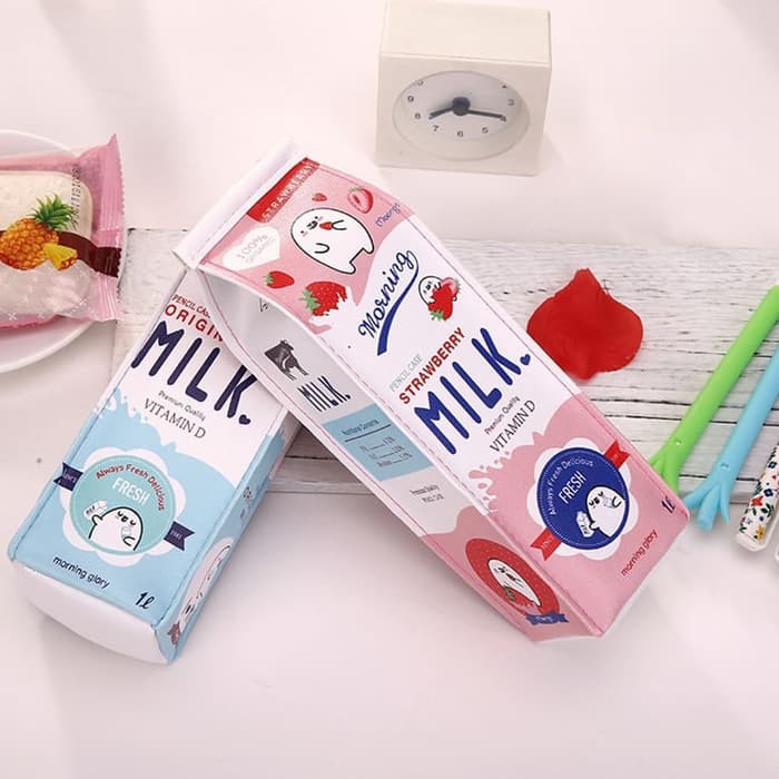 

MURAH KOTAK PENSIL BENTUK KOTAK SUSU / TEMPAT PENSIL MILK ALAT TULIS
