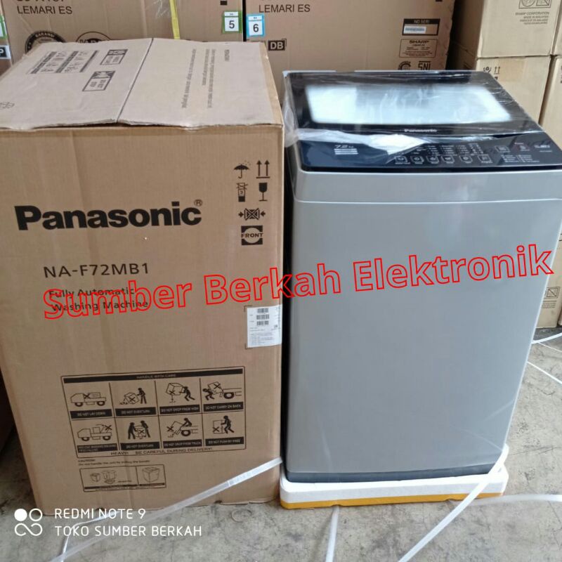 MESIN CUCI PANASONIC 1 tabung 7 kg NAF 72 MB top loadingNA-F72MB1 7KG promo