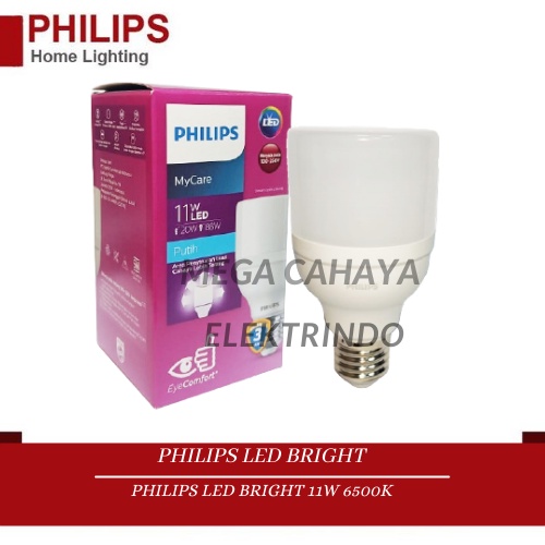Philips LED Bright 11W E27 6500K