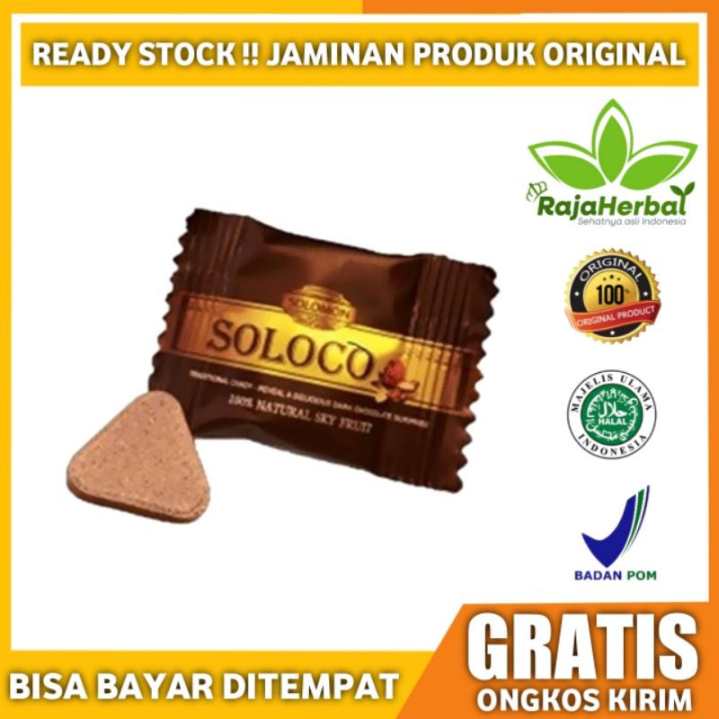 100% ASLI SOLOCO CANDY ORIGINAL permen soloco asli eceran berkualitas topcer