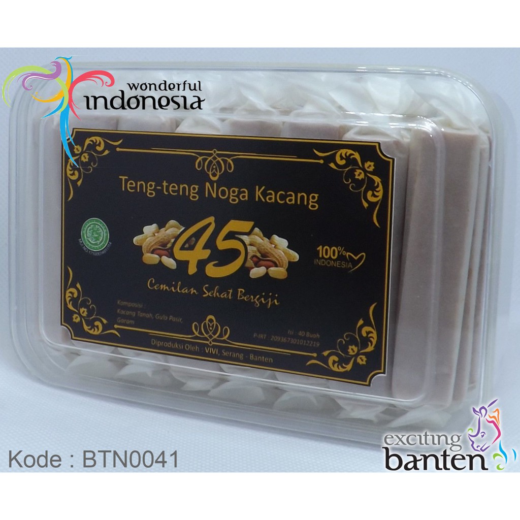 

Kue Tengteng Noga Kacang, Oleh oleh khas Banten 350g