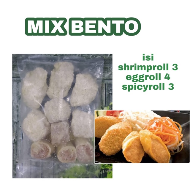 

Frozen Bento Shrimproll Spicyroll Eggroll