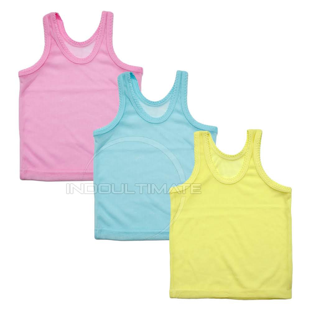 Kaos Dalam Bayi Perempuan Laki Laki Baru Lahir Newborn Murah Singlet Bayi Pakaian Bayi KD-03