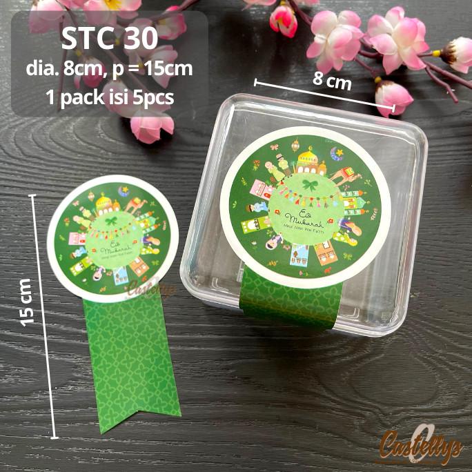 

best produk] Sticker Stiker STC 30 Toples Kue Cookies Hampers Lebaran Idul Fitri