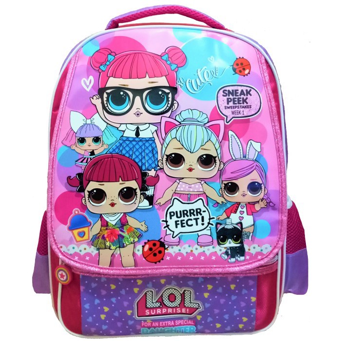 Tas Sekolah - Tas Ransel Anak Sekolah SD Karakter LOL