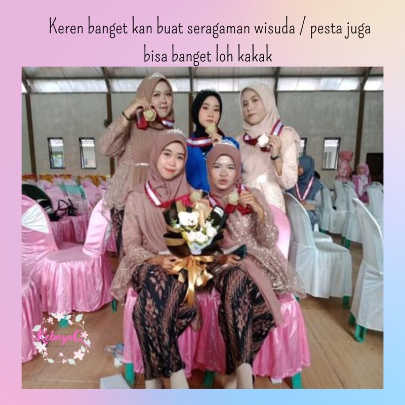 KQ> KEBAYA MODERN AUREL SELENDANG CERUTY-3