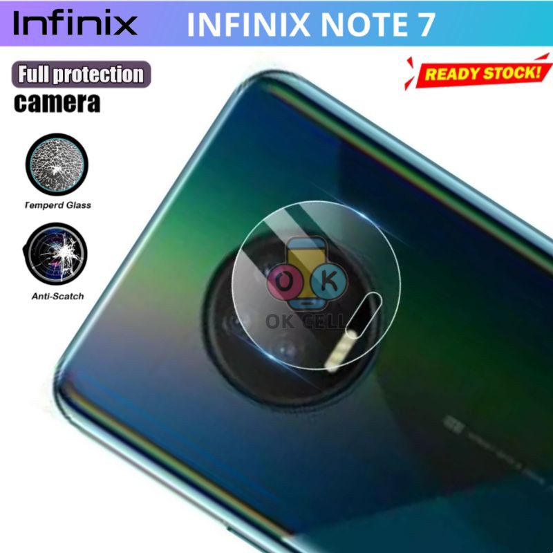 Tempered Glass Camera Infinix Note 7 - Tg Anti Gores Kaca Kamera Infinix Note 7 Screen Protector