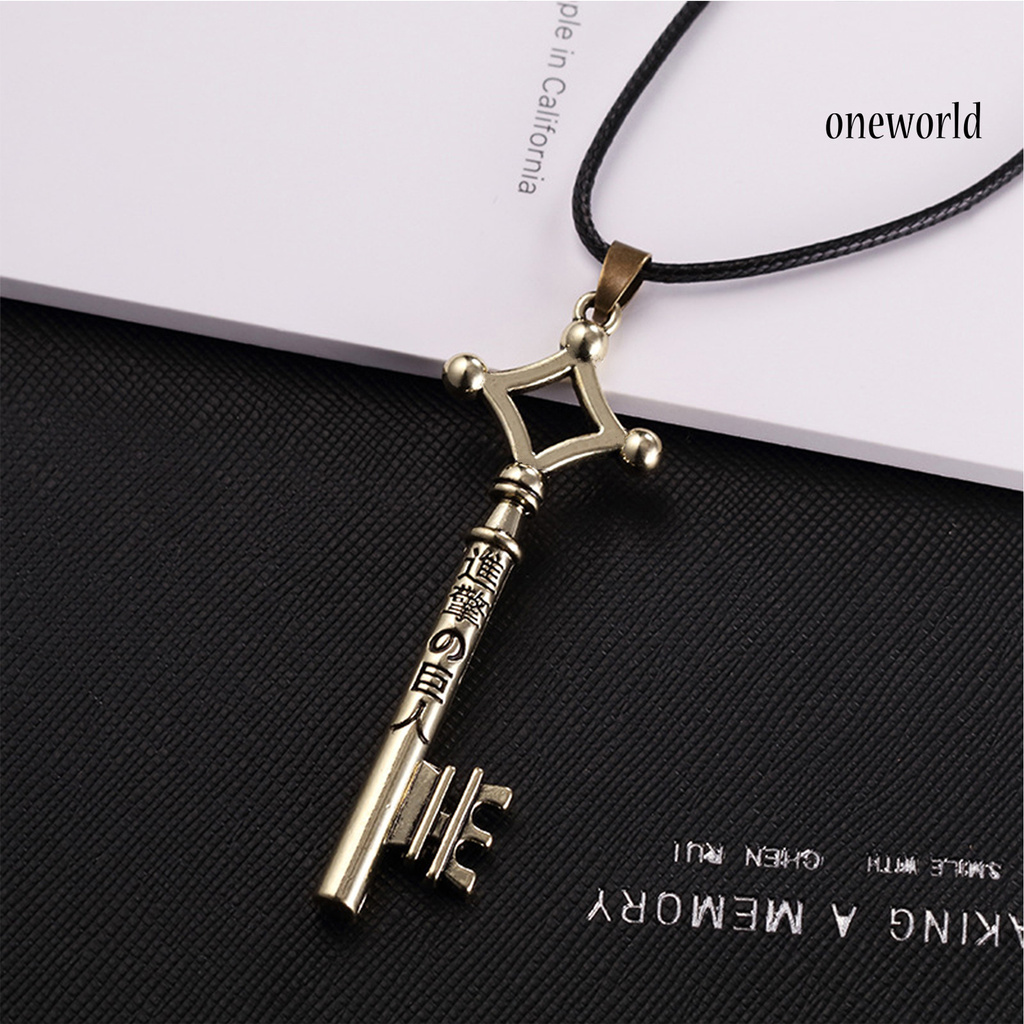 Oneworld Kalung Rantai Klavikula Desain Anime Attack On Titan Eren Untuk Unisex