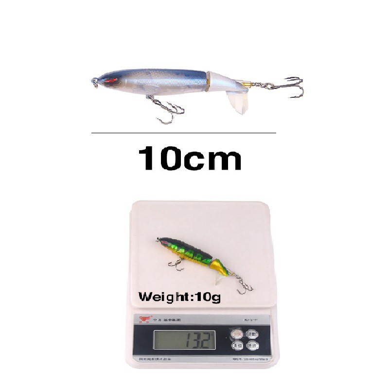 1 Pc Umpan Pancing Hard Bait Bentuk Ikan Imitasi Panjang 10cm Berat 13g