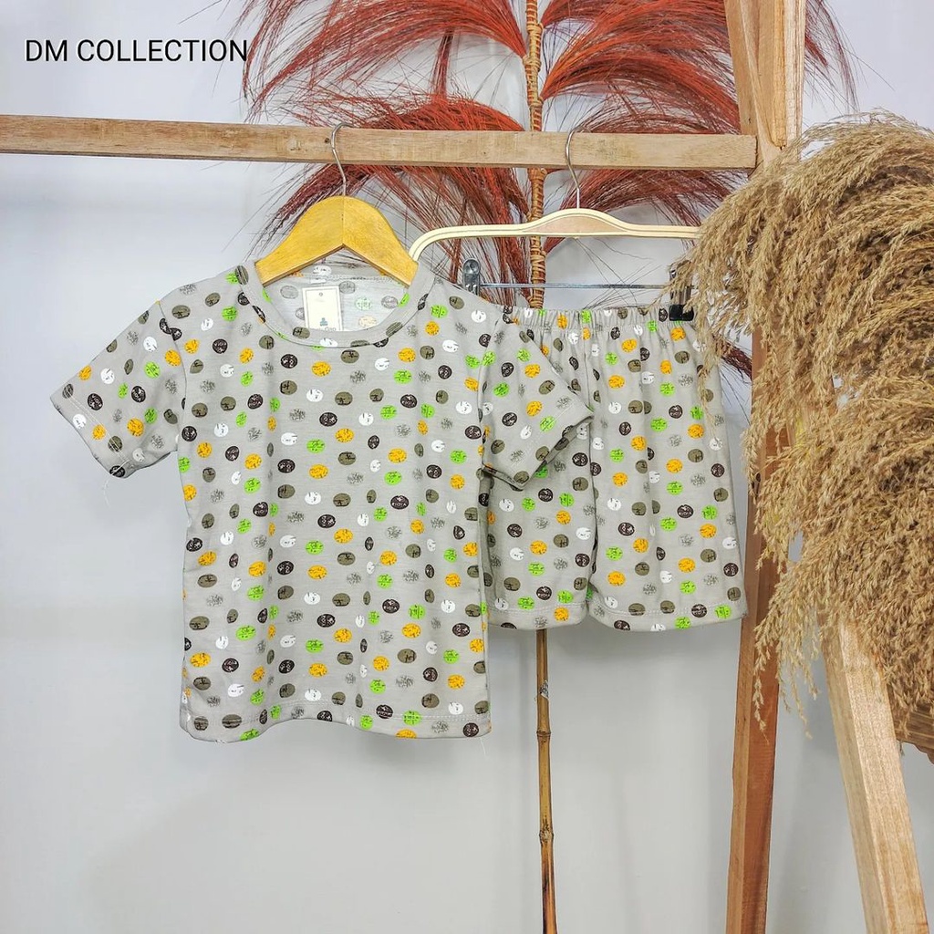 SETELAN ANAK MURAH MOTIF PRINTING UNISEX 1-5 TAHUN