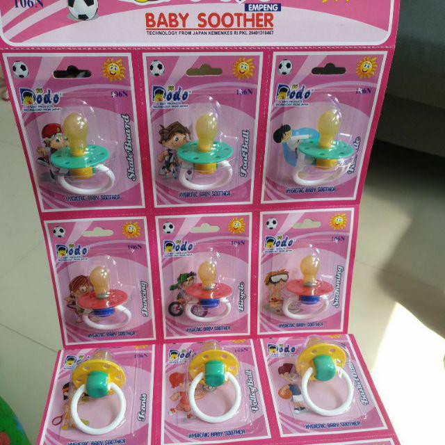 ♥BabyYank♥ Empeng Bayi / Empeng Bulat Cherry Silicone Baby Soother / Empeng Dot Anak / Balita Dodo KODE 106N