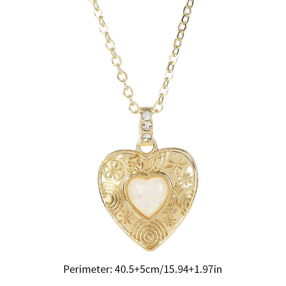 R-flower Heart Locket Necklace Fashion Aksesoris Perhiasan Yang Dapat Disesuaikan Pribadi