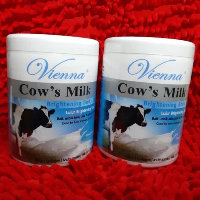 LULUR VIENNA BODY SCRUB COW'S MILK 1000ml BPOM