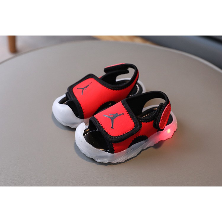 littlekiddoss SH21102 Sepatu sendal Fashion lampu led anak Sendal Anak Import Size 15-25