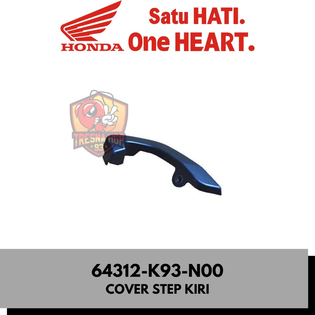 64312-K93-N00 COVER STEP BAGIAN KIRI SCOOPY ESP K93 ORIGINAL | COVER L PILLION STEP 64312K93N00