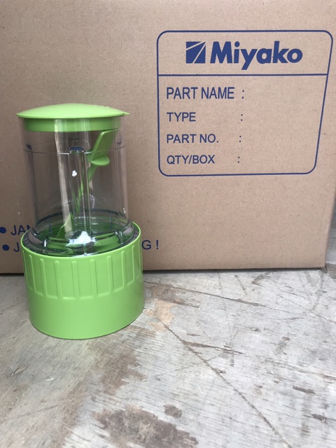 Miyako Wet Mill Chopper bumbu basah dan kering bagian bawah plastik 101/102/501 pf ap promo (WARNA RANDOM