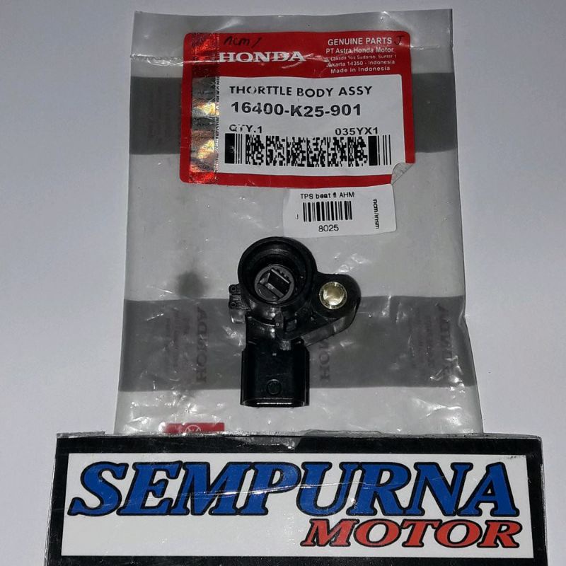 Sensor Tps Beat Fi Scoopy Fi 100% Original Honda