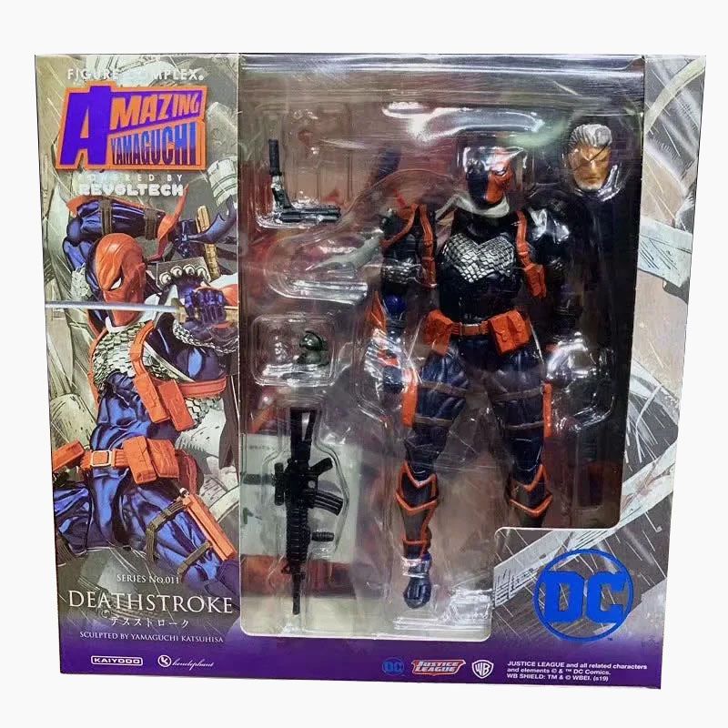 Yamaguchi Amazing Revoltech Deathstroke No.011 Action Figure Model Mainan Hadiah