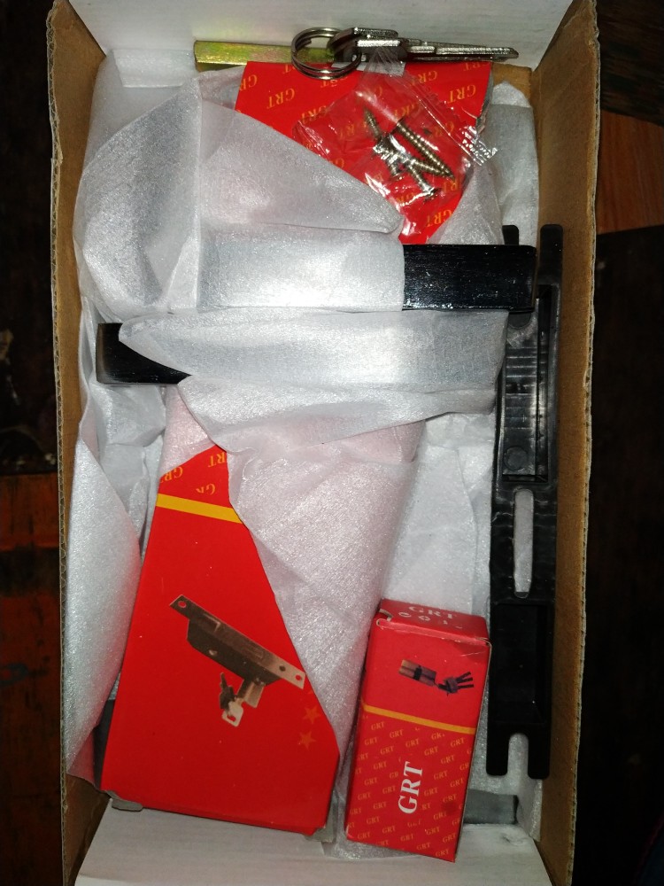 Kunci Pintu Besar Gagang Kotak Silinder Kumplit Set 25 Cm L Gagang L Handle Allegra