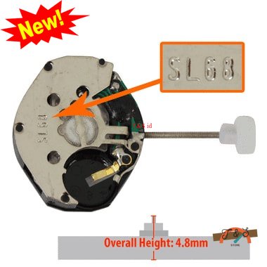 MESIN JAM TANGAN  SL68 SL 68 ORIGINAL