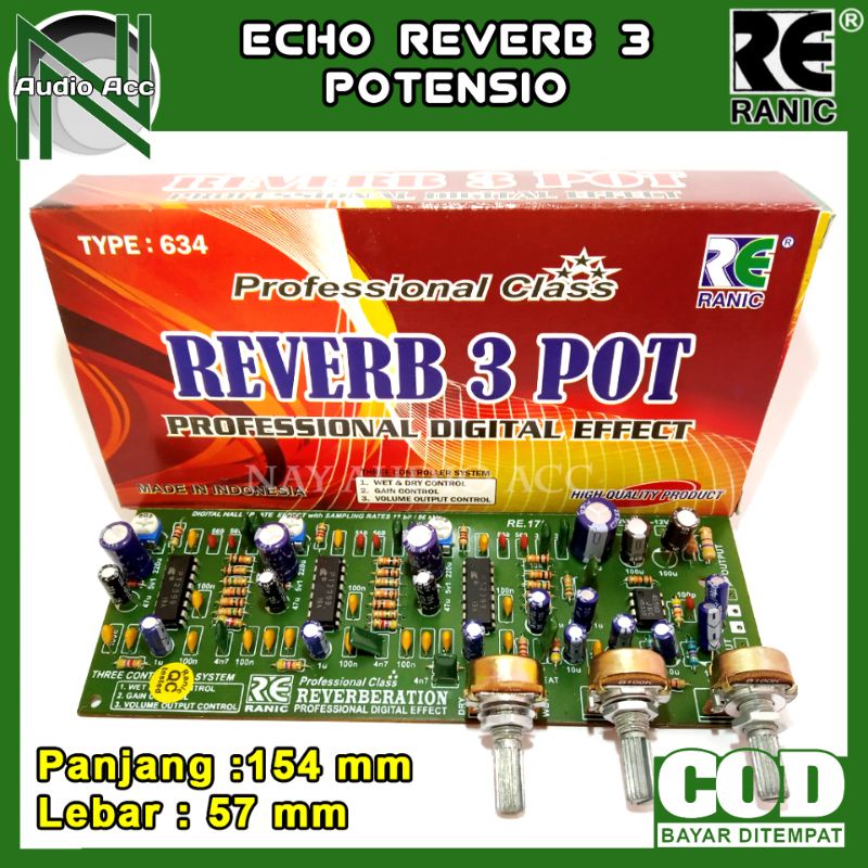 Kit Echo Reverb 3 Potensio