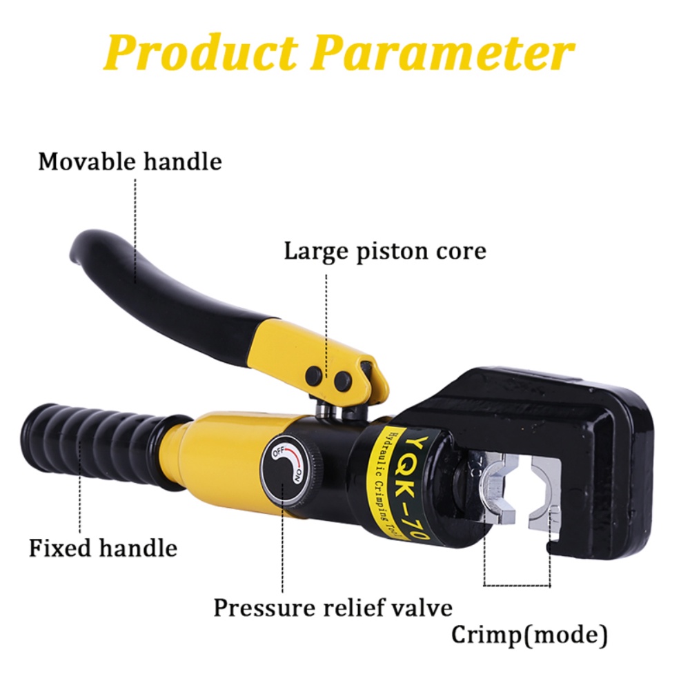 Tang Crimping Tool 70mm Taishan YQK 70 Tang Press Skun Hidrolik