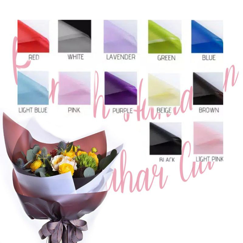 wrapping paper bouquet/kertas buket/buket bunga/wrapping buket/kertas bouquet