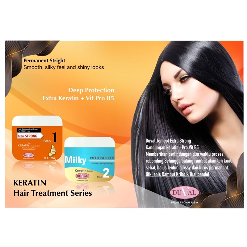 Duval Jempol Extra Strong Step 1 + Neutralizer Milky Step 2