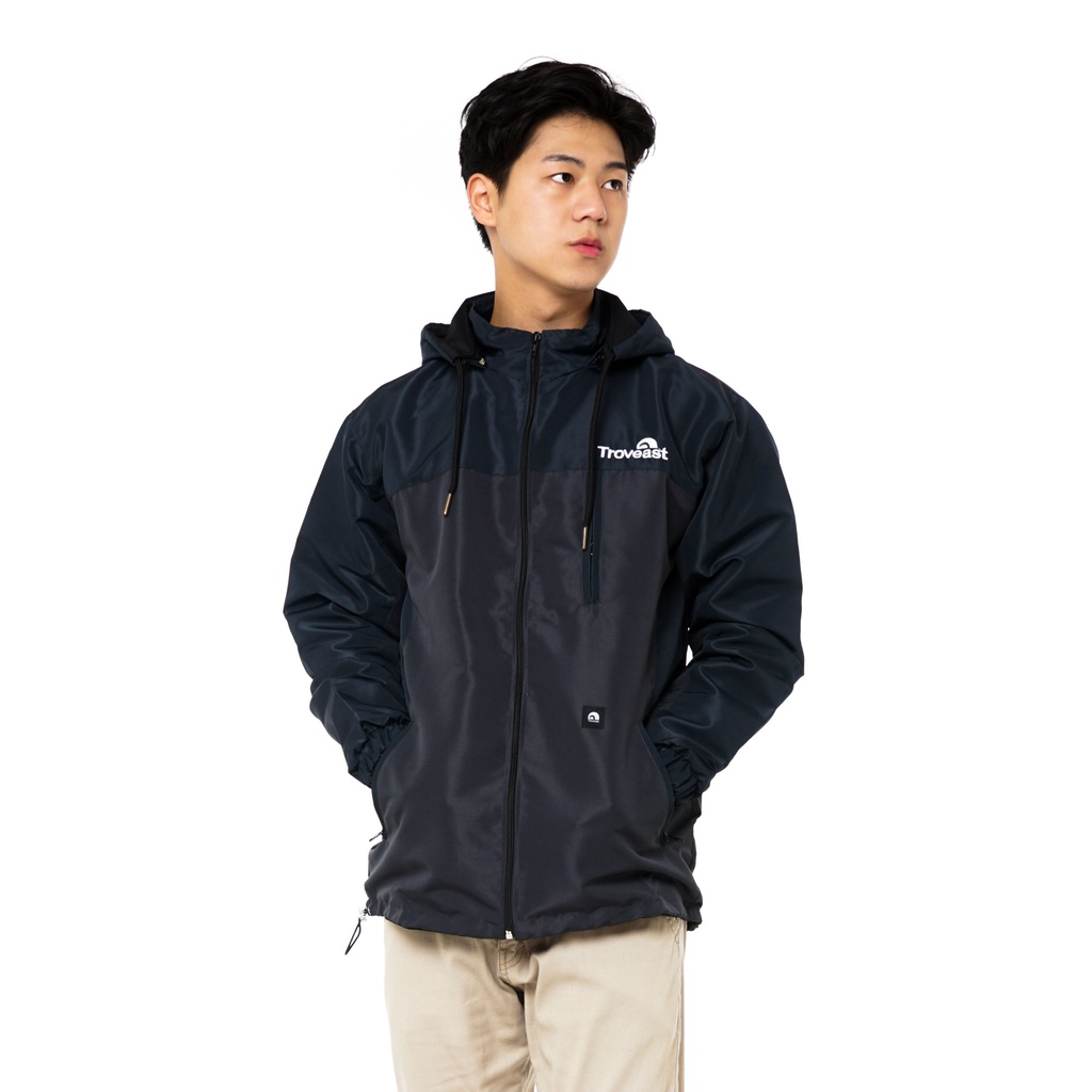 Troveast  Jaket Outdoor Waterproof-Navy XL