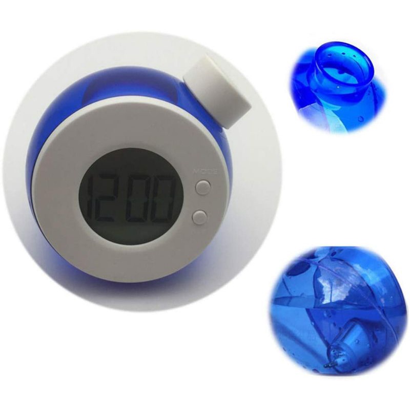 Water Powered Thermometer clock(blue)